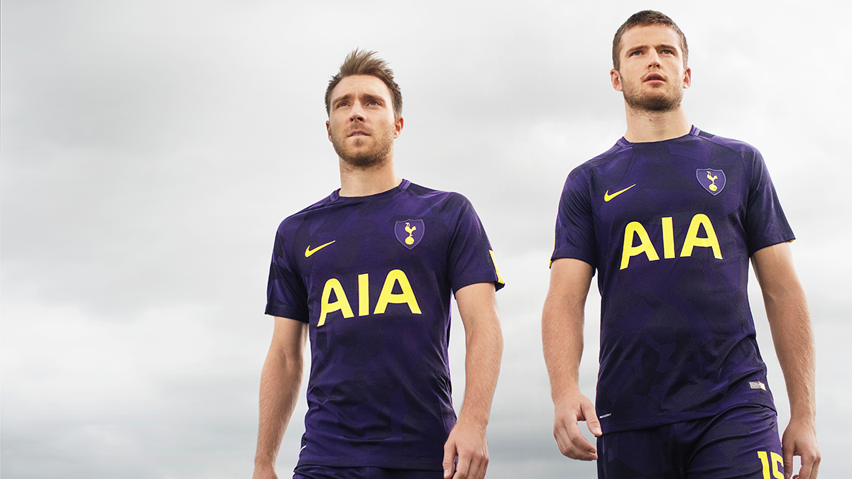 pluma fusión Todo el tiempo Tottenham Hotspur Nike Third Kit 2017/18 - Marca de Gol