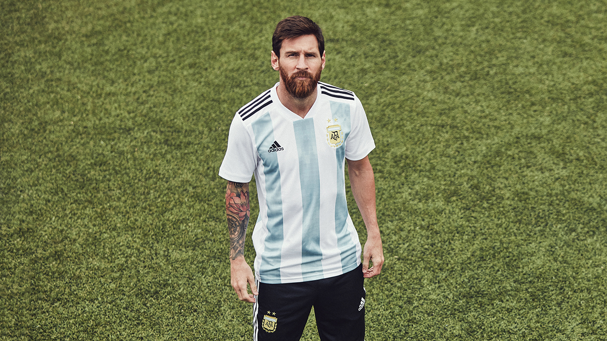 cable Residencia O cualquiera Camiseta adidas de Argentina Mundial 2018 - Marca de Gol