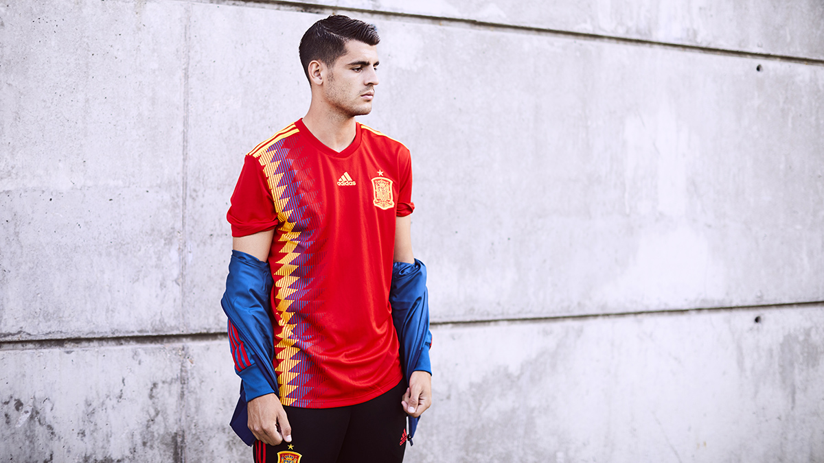 Camiseta adidas de España Mundial Marca Gol
