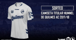 Camiseta titular hummel de Quilmes AC 2017 18