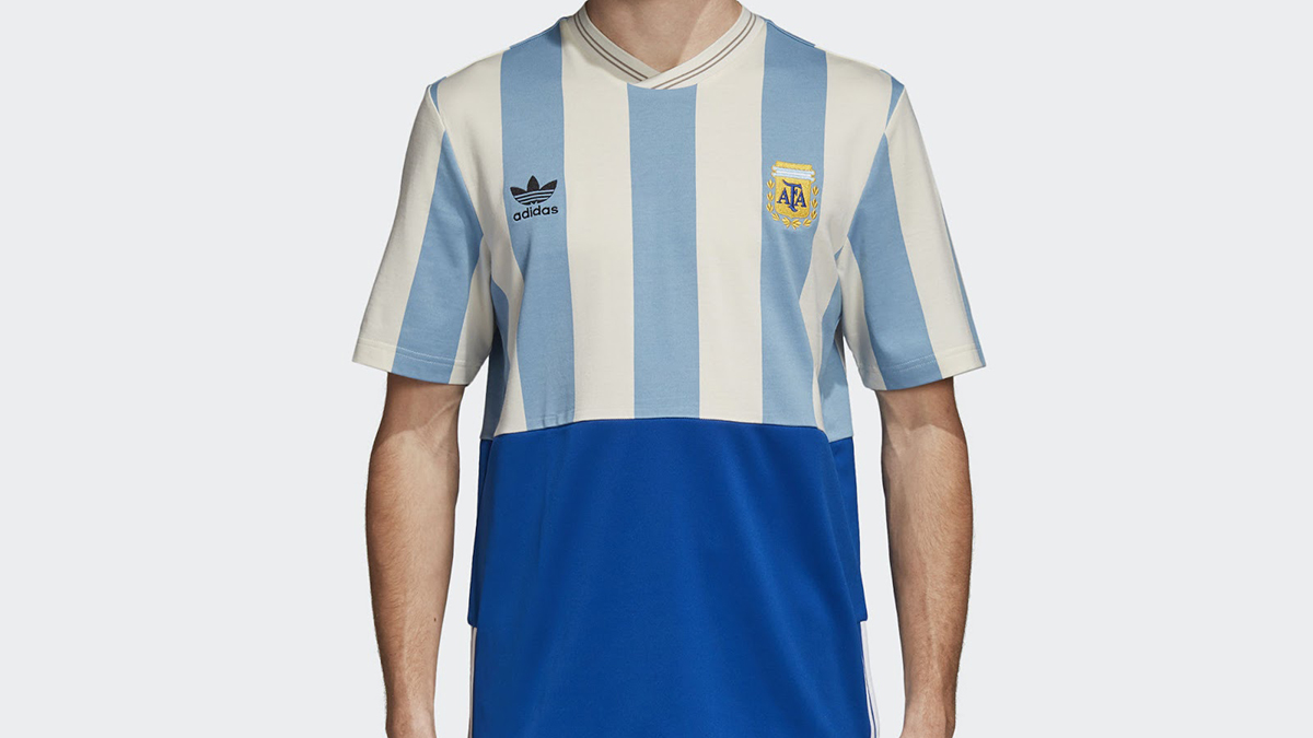 cultura Bosque El propietario Frankenstein: camiseta adidas Originals de Argentina 2018 - Marca de Gol