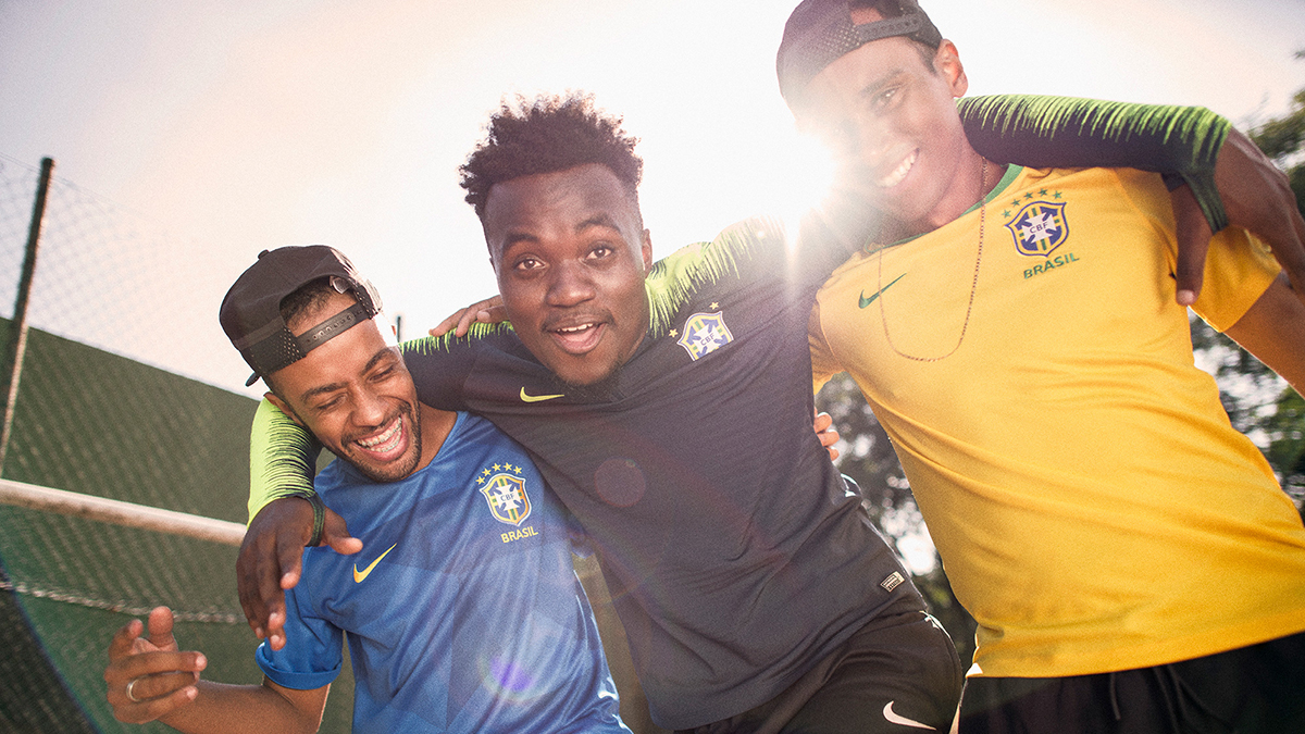 Creyente amargo Grapa Camiseta alternativa Nike de Brasil Mundial 2018 - Marca de Gol