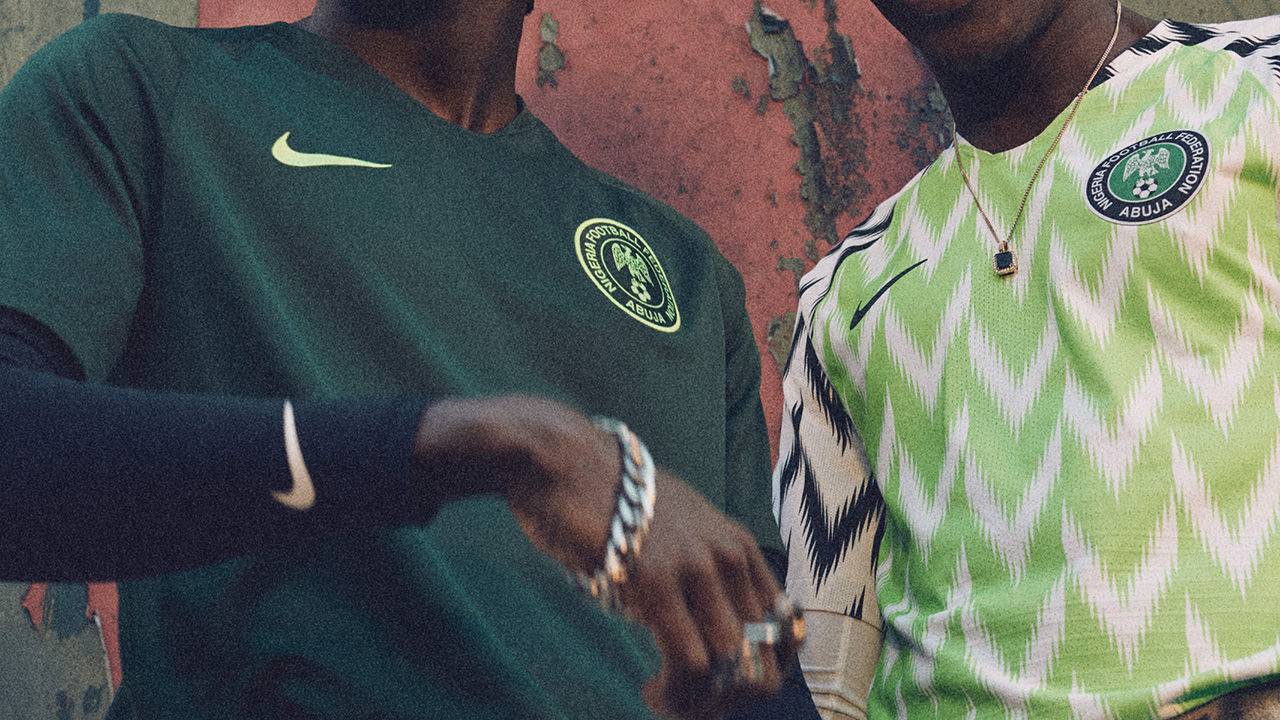 Seis zapatilla Conceder Camisetas Nike de Nigeria Mundial 2018 - Marca de Gol