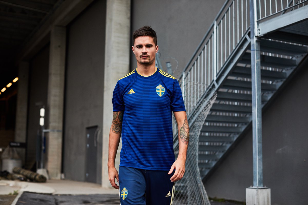 Adelantar Foto Portal Camiseta alternativa adidas de Suecia Mundial 2018 - Marca de Gol