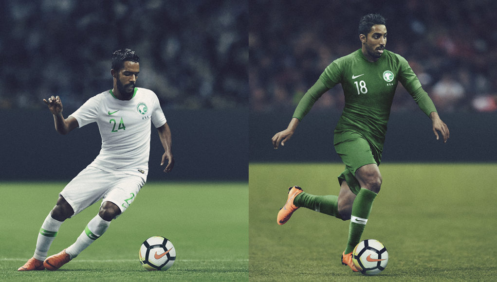Camisetas Nike de Arabia Saudita Mundial 2018