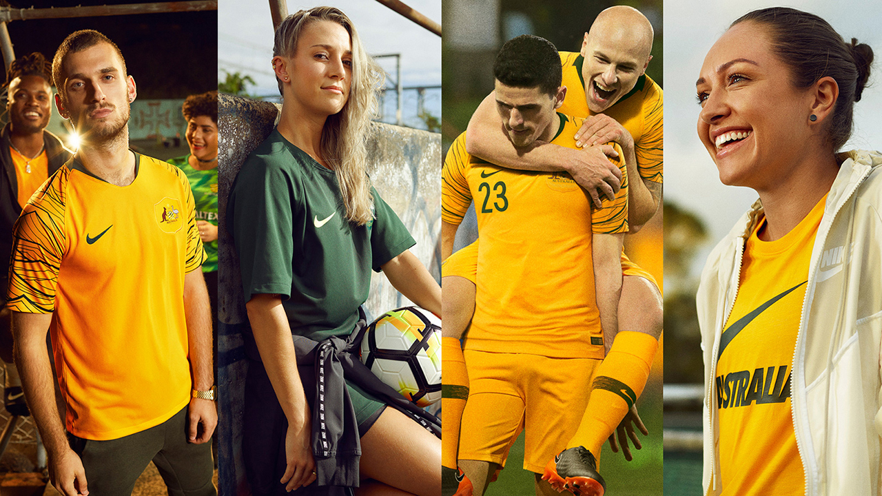 Camisetas Nike de Australia Mundial 2018 - de Gol