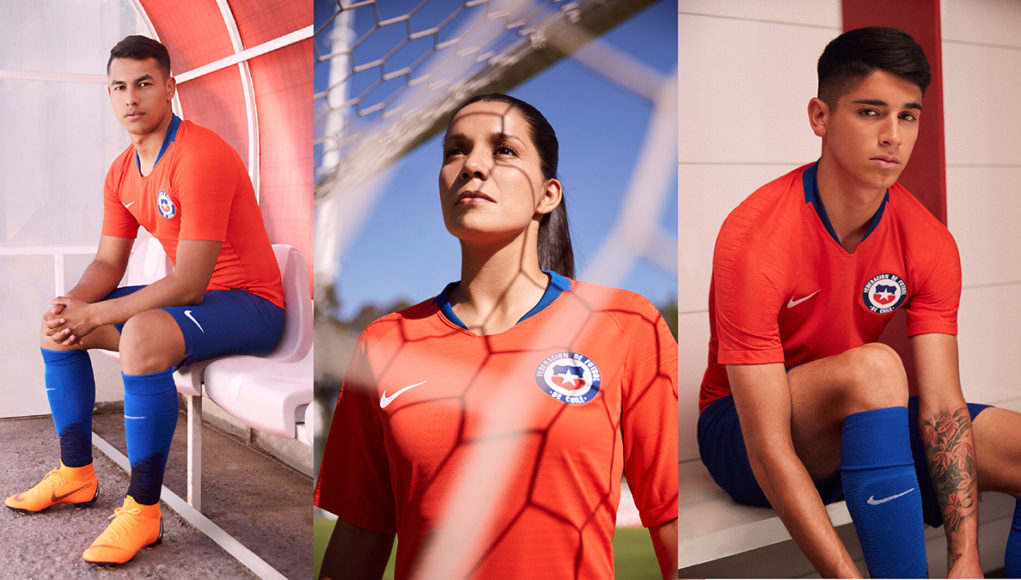 Camisetas Nike de Chile 2018