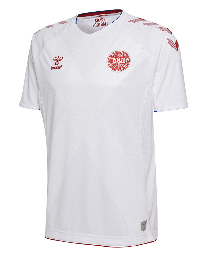 Camisetas hummel de Dinamarca Mundial 2018 Alternativa