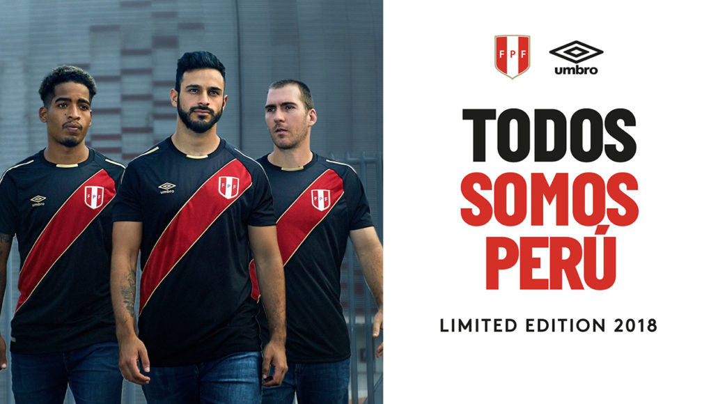 Camiseta edición limitada Umbro de Perú 2018