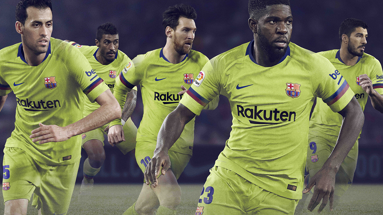Doctrina Tamano relativo Marco Polo Camiseta alternativa Nike del FC Barcelona 2018/19 - Marca de Gol