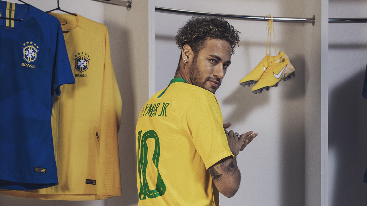 Camiseta Nike de Brasil Mundial 2018 - Marca de Gol
