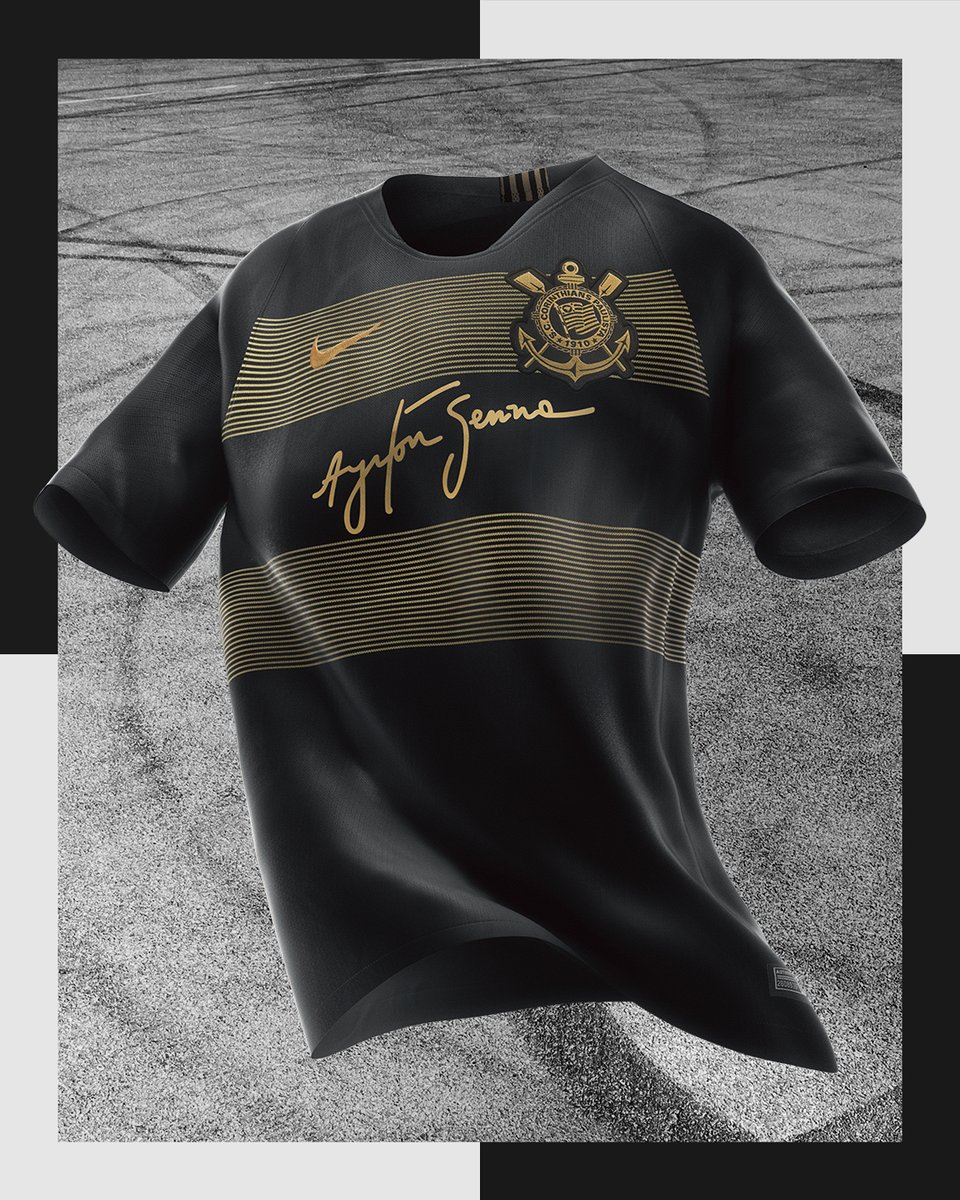 Camiseta Nike de Corinthians homenaje Ayrton Senna