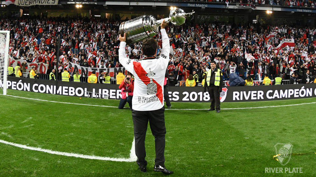 Camiseta adidas de River Plate campeón Copa Libertadores 2018 - MDG