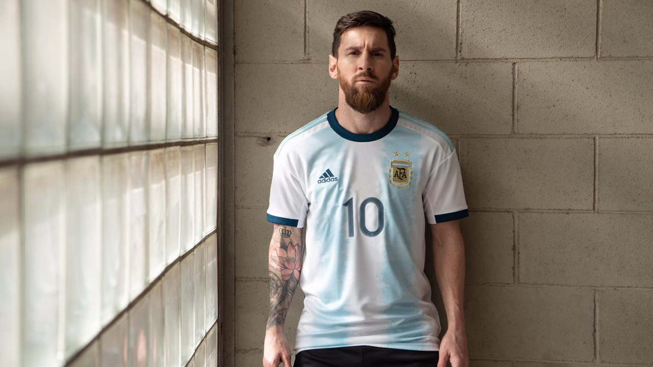 Camiseta adidas Argentina Copa América 2019 Marca Gol