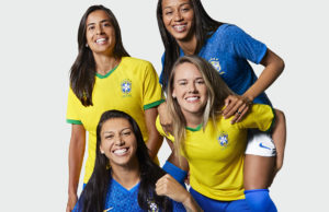 Camisetas Nike de Brasil Mundial Femenino 2019