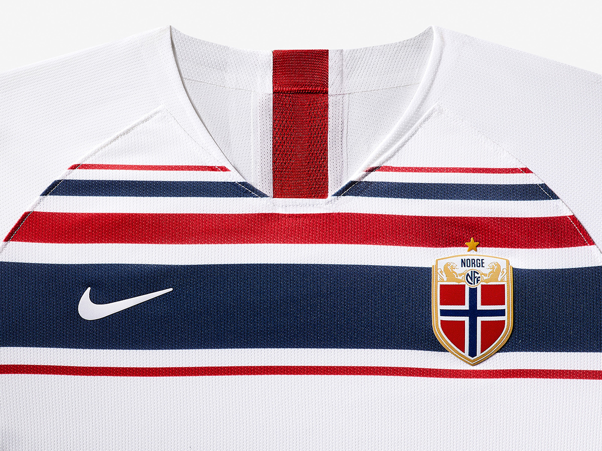 Camisetas Nike de Noruega Mundial Femenino 2019 Alternativa