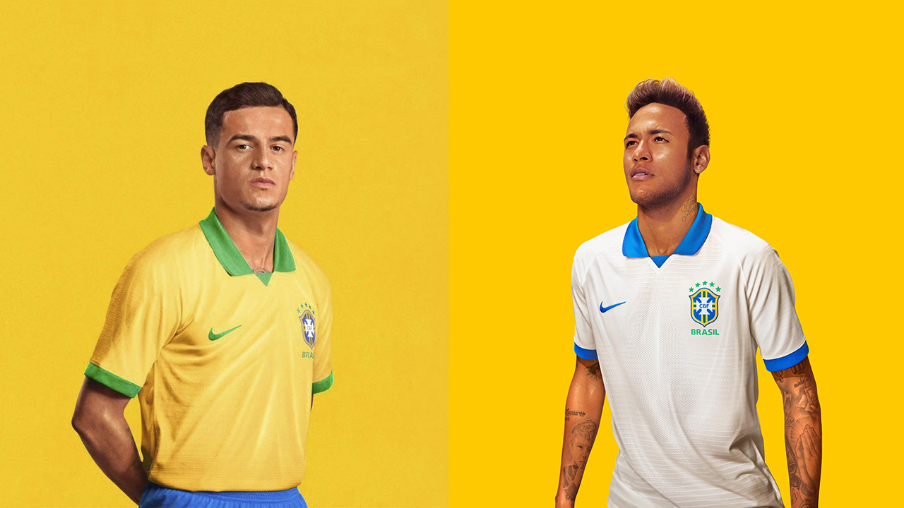 Camisetas Nike Brasil América 2019 - Marca Gol