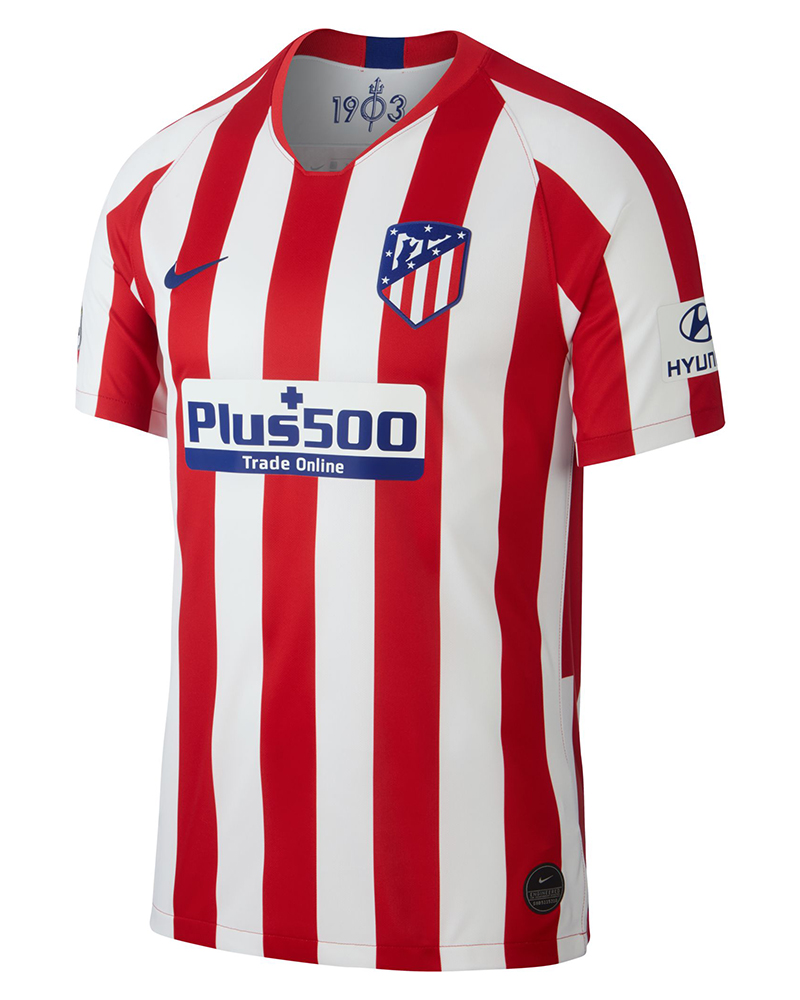 Camiseta Nike del Atlético de Madrid 2019 2020 Frente