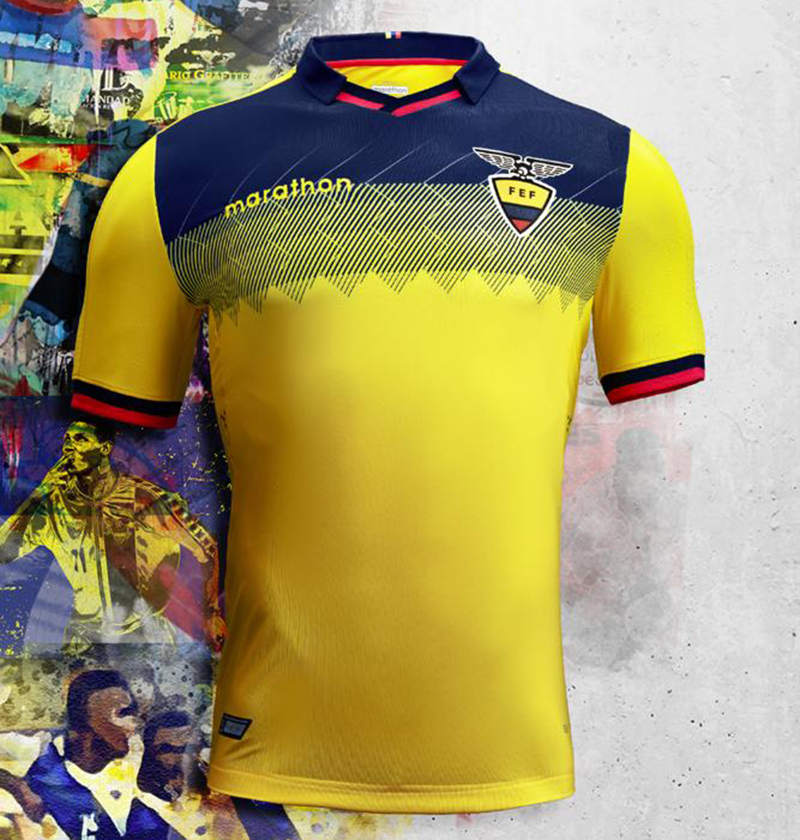 Camisetas Marathon de Ecuador Copa América 2019 Titular