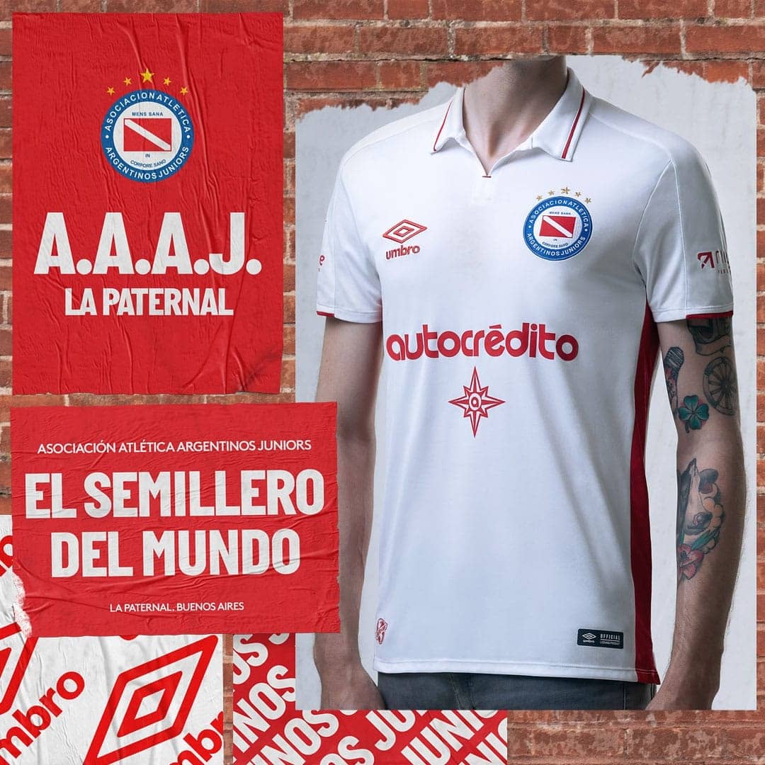 Camisetas Umbro de Argentinos Juniors 2019 2020 Alternativa