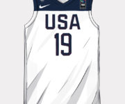 USA Basketball Nike Jerseys 2019 World Cup – Home