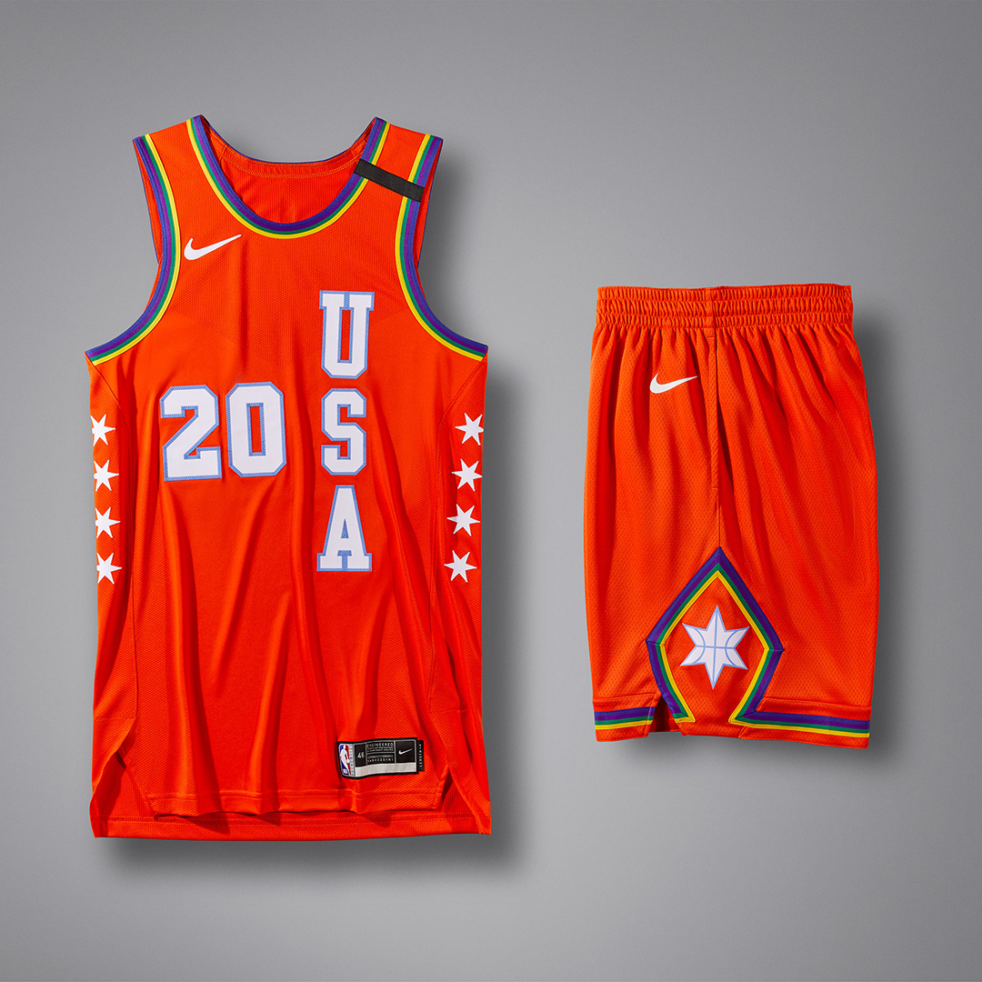 Nike NBA All-Star 2020 Uniforms Team USA