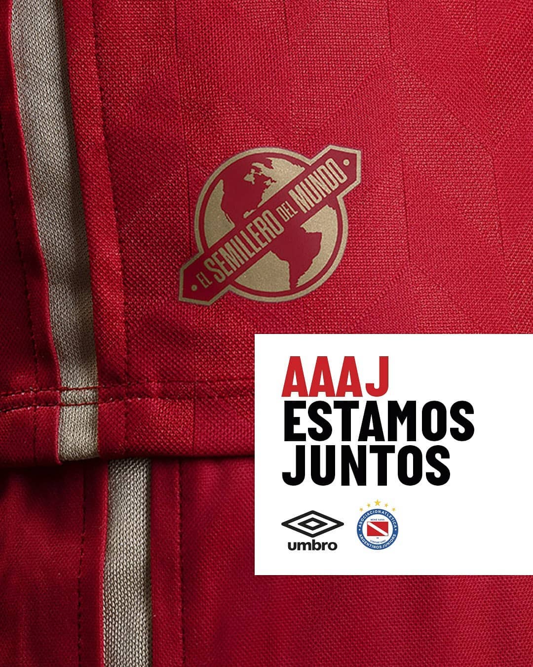 Camiseta titular Umbro de Argentinos Juniors 2020 2021