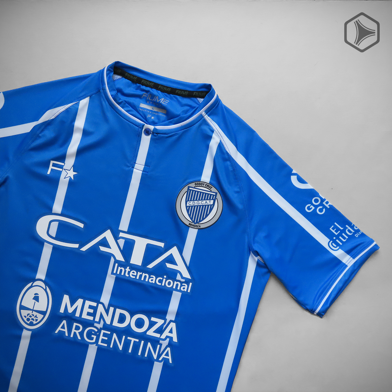 Camisetas Fiume Sport de Godoy Cruz 2021 Titular