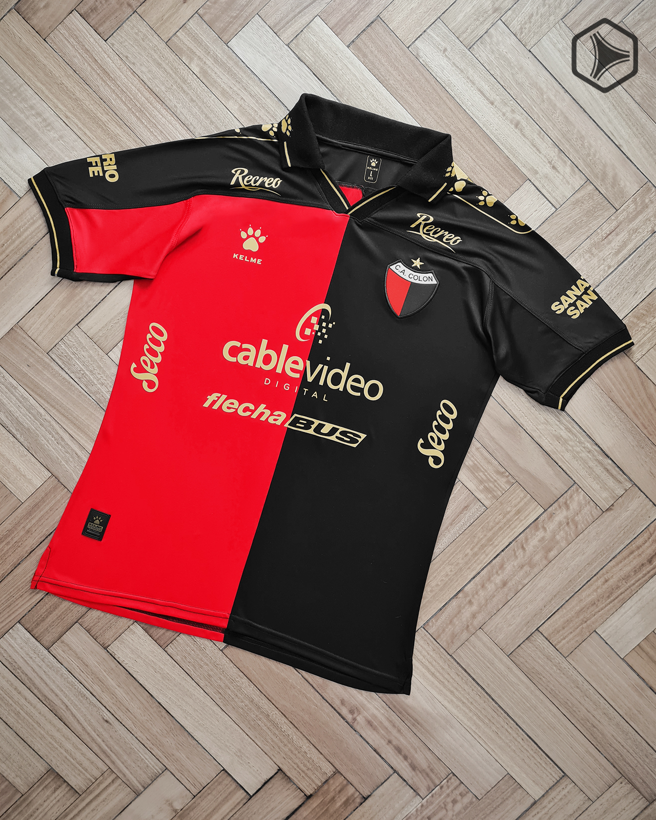 Camiseta titular Kelme de Colón de Santa Fe 2021 2022