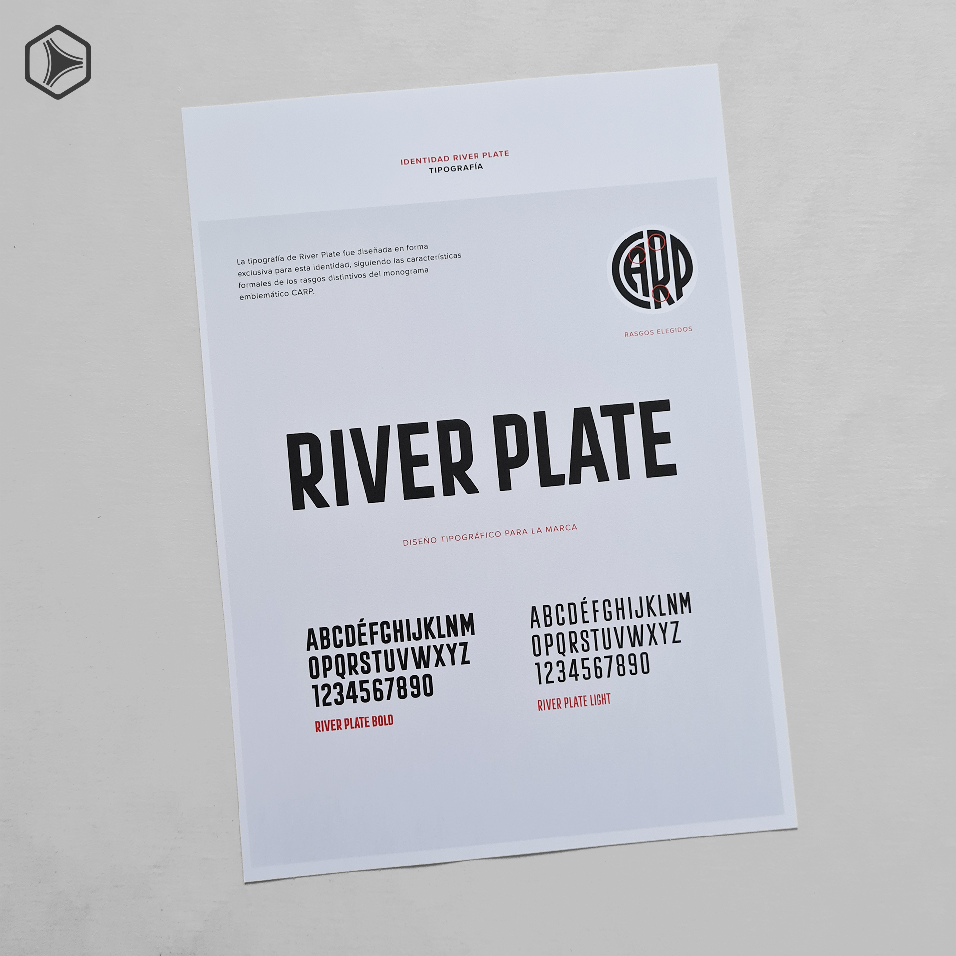 Nuevo escudo de River Plate Tipografía Fuente