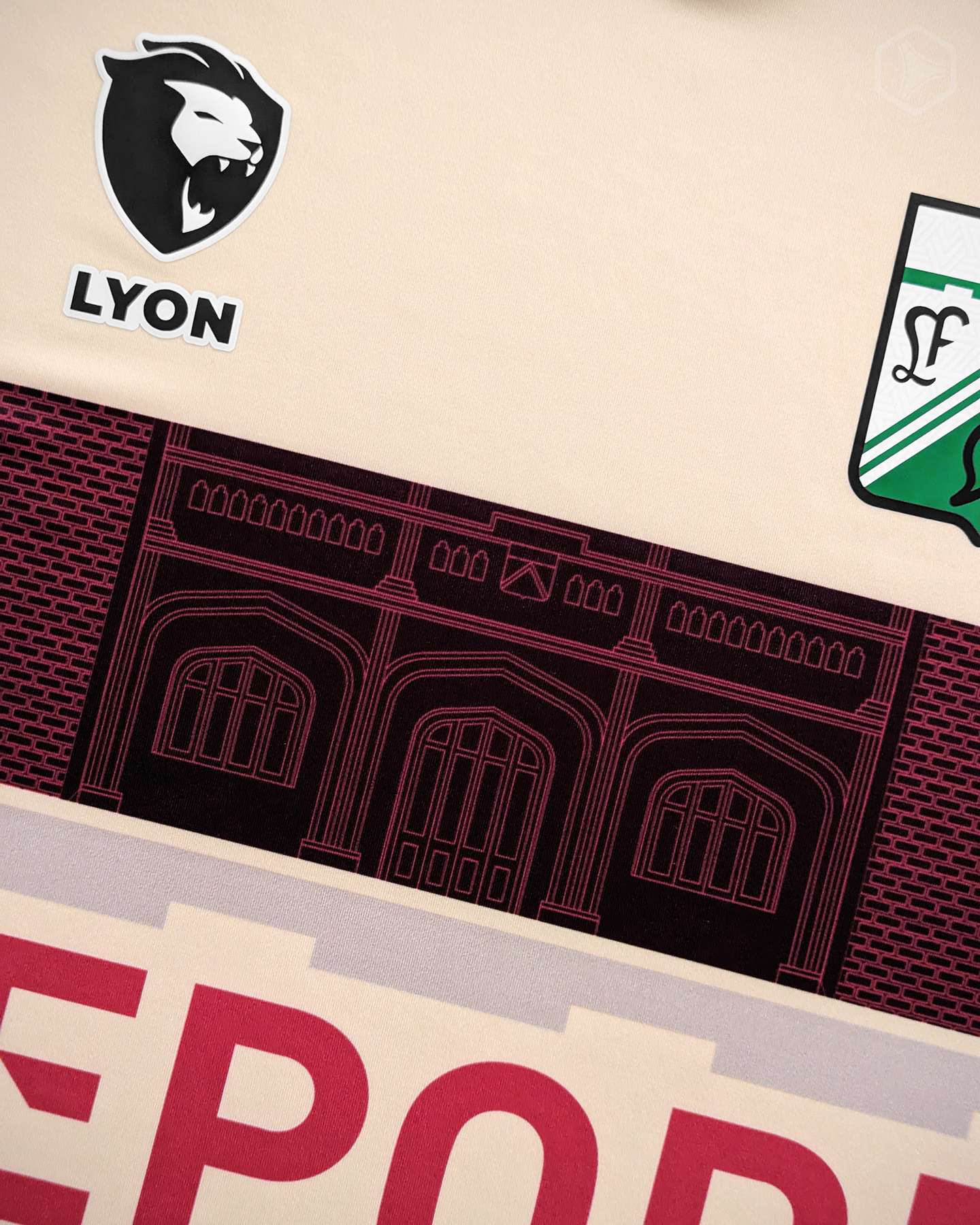 Camisetas Sport Lyon de Ferro Carril Oeste 2023 Alternativa