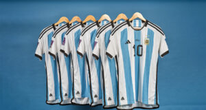 Subastaron seis camisetas de Lionel Messi
