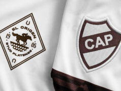 Camiseta titular hummel de Platense 2024