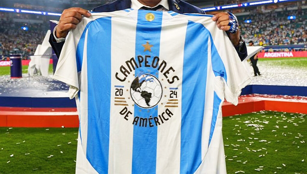 Camiseta adidas de Argentina Campeón Copa América 2024