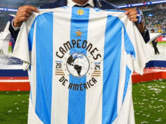 Camiseta adidas de Argentina Campeón Copa América 2024