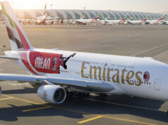 Emirates A380 AC Milan