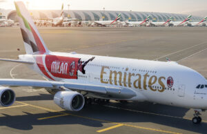 Emirates A380 AC Milan