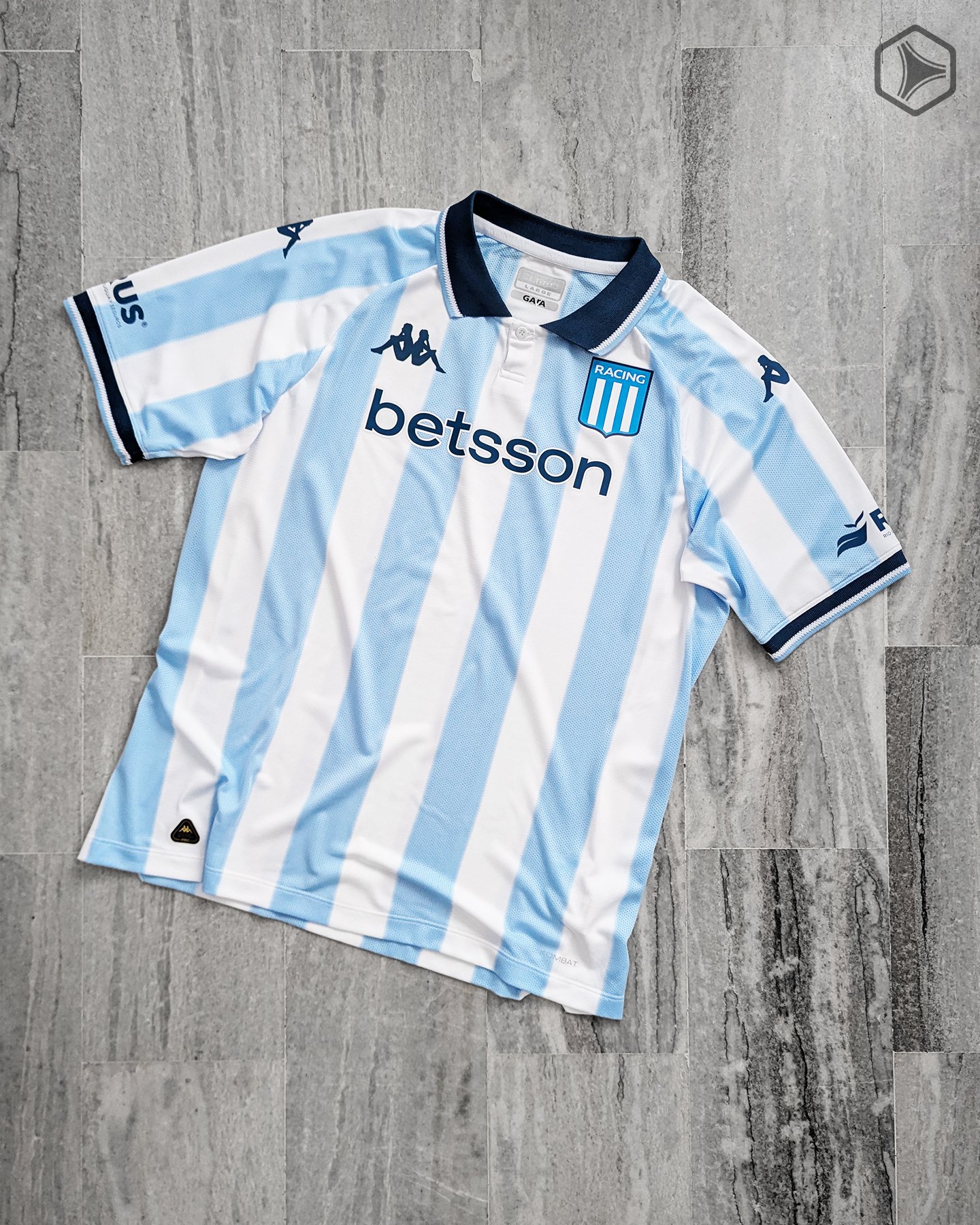 Camisetas Kappa de Racing Club 2025 Titular
