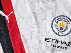 Camiseta PUMA del Manchester City x KidSuper