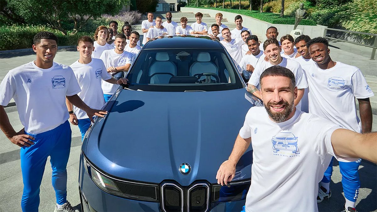 BMW entrega autos a los jugadores del Real Madrid