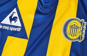 Camiseta especial Le Coq Sportif de Rosario Central Copa 1995