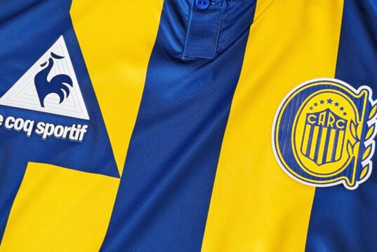 Camiseta especial Le Coq Sportif de Rosario Central Copa 1995