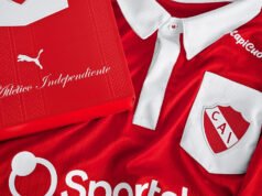 Camiseta PUMA de Independiente Campeones 1975