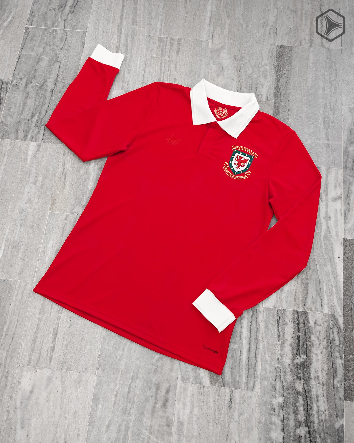 Camiseta adidas de Gales 150° Aniversario