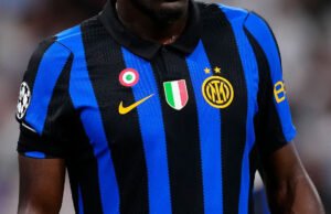 Inter debutó en la Champions League sin sponsor