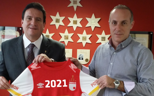 Independiente Santa Fe y Umbro - Cesar Pastrana y Nisim Schottland
