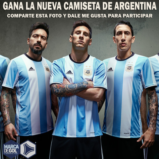Ganá camiseta Argentina 2016