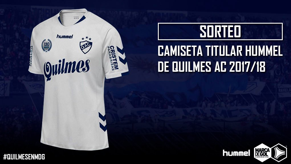 Ganá la camiseta titular hummel de Quilmes AC 2017/18 Marca de Gol