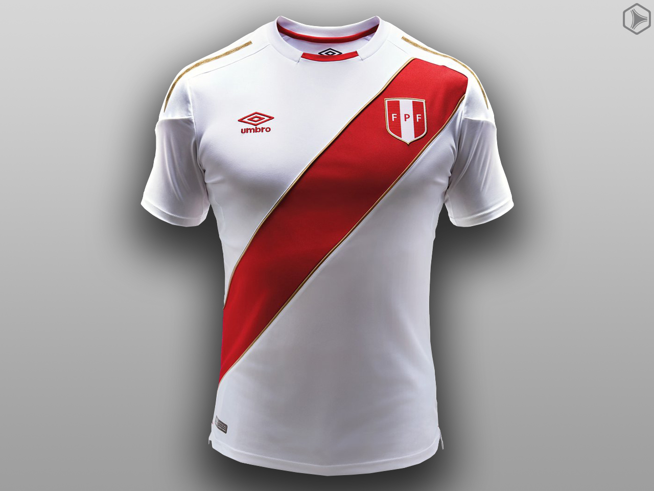 Download Camiseta Umbro de Perú Mundial 2018 - Marca de Gol