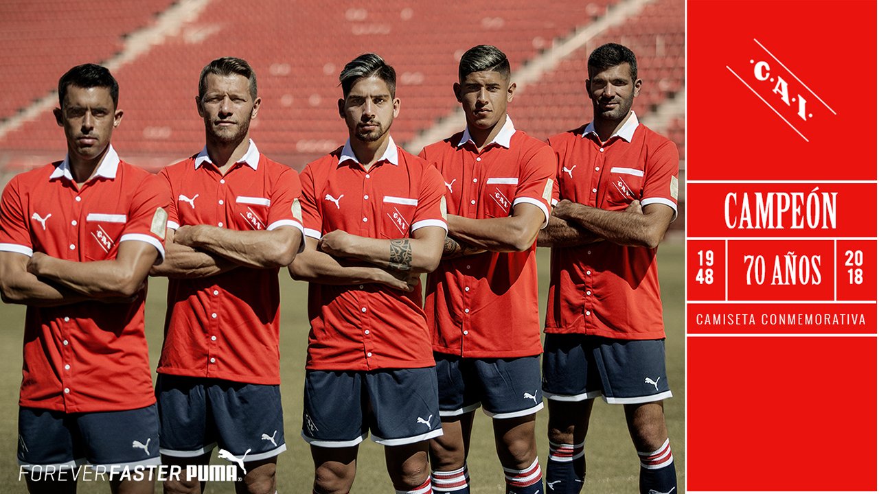 Camiseta retro PUMA de Independiente 2018 - Marca de Gol